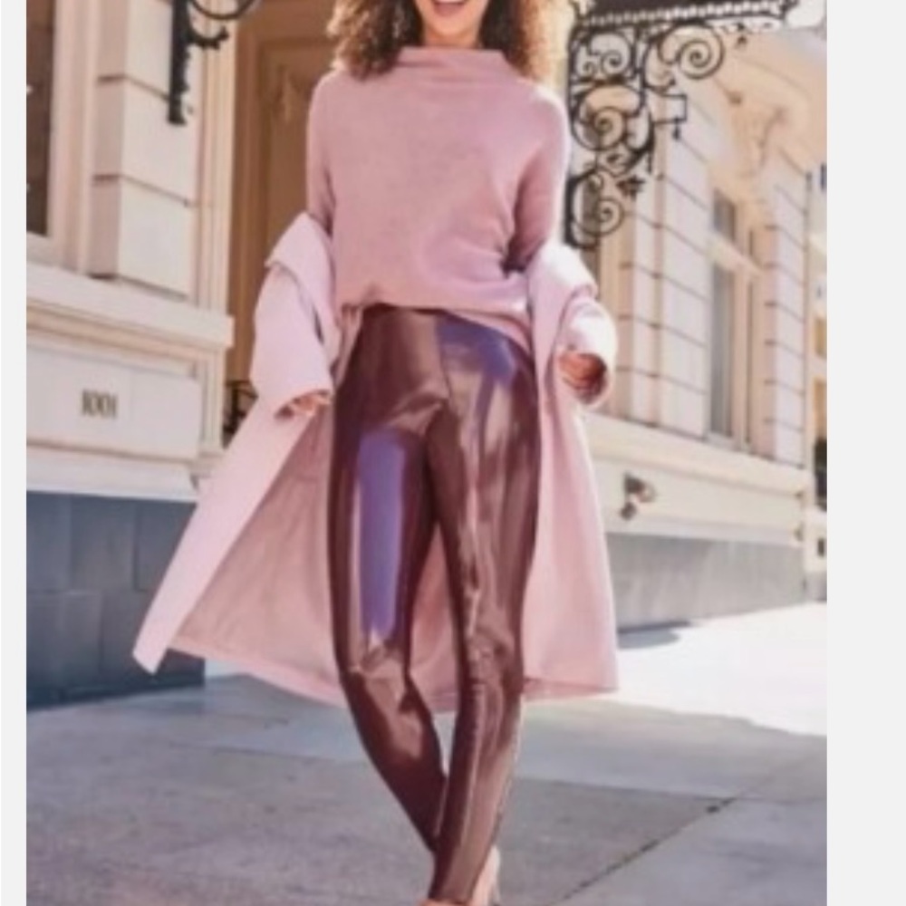 SPANX Rich Burgundy Leggings